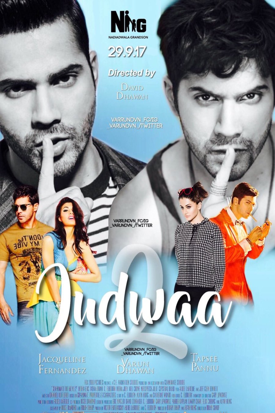 L'affiche du film Judwaa 2