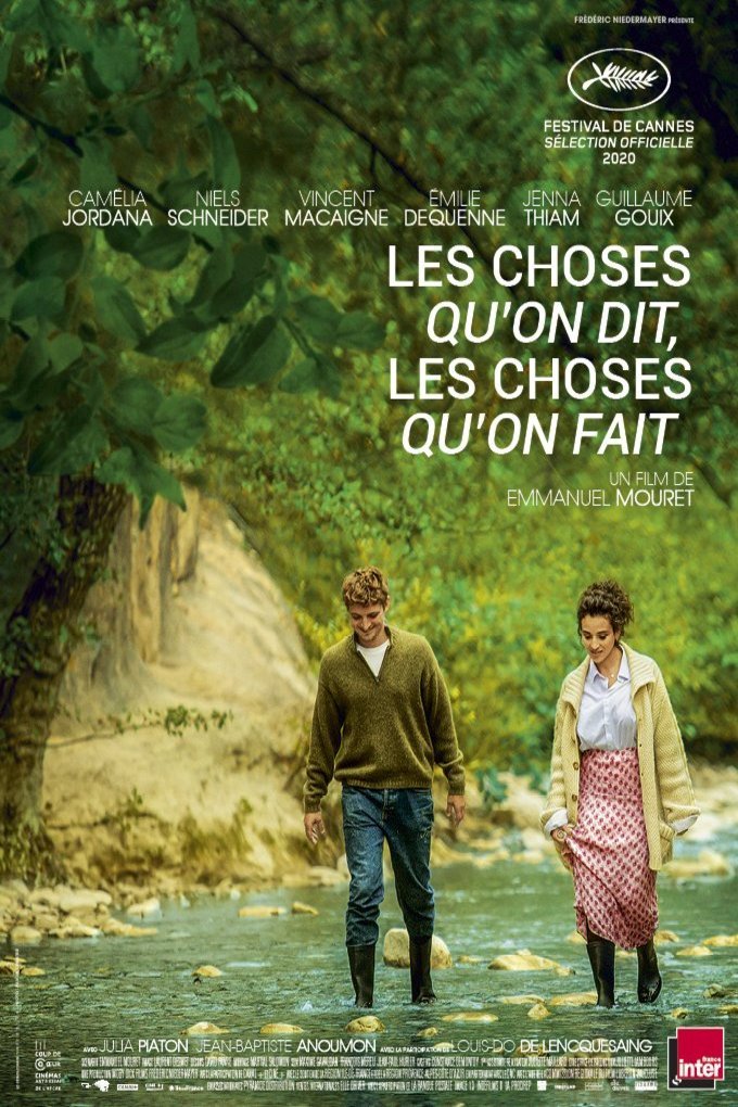 L'affiche du film Les choses qu'on dit, les choses qu'on fait