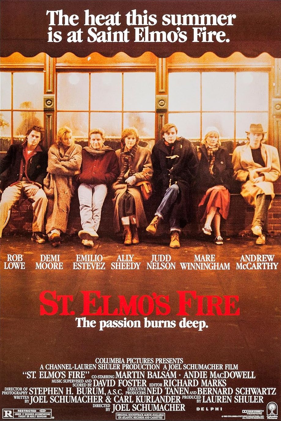 L'affiche du film St. Elmo's Fire