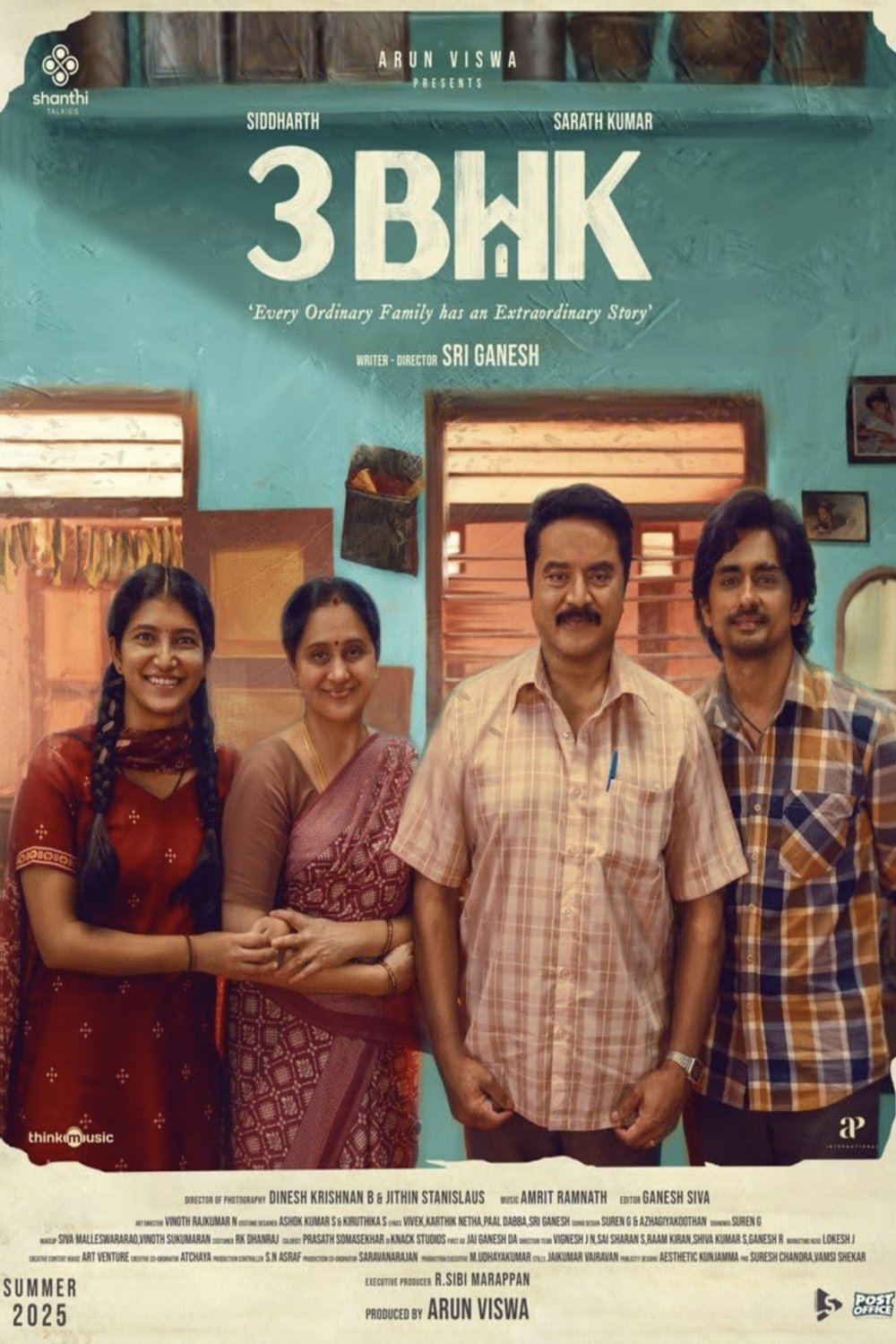 Poster of the movie 3BHK [2025]