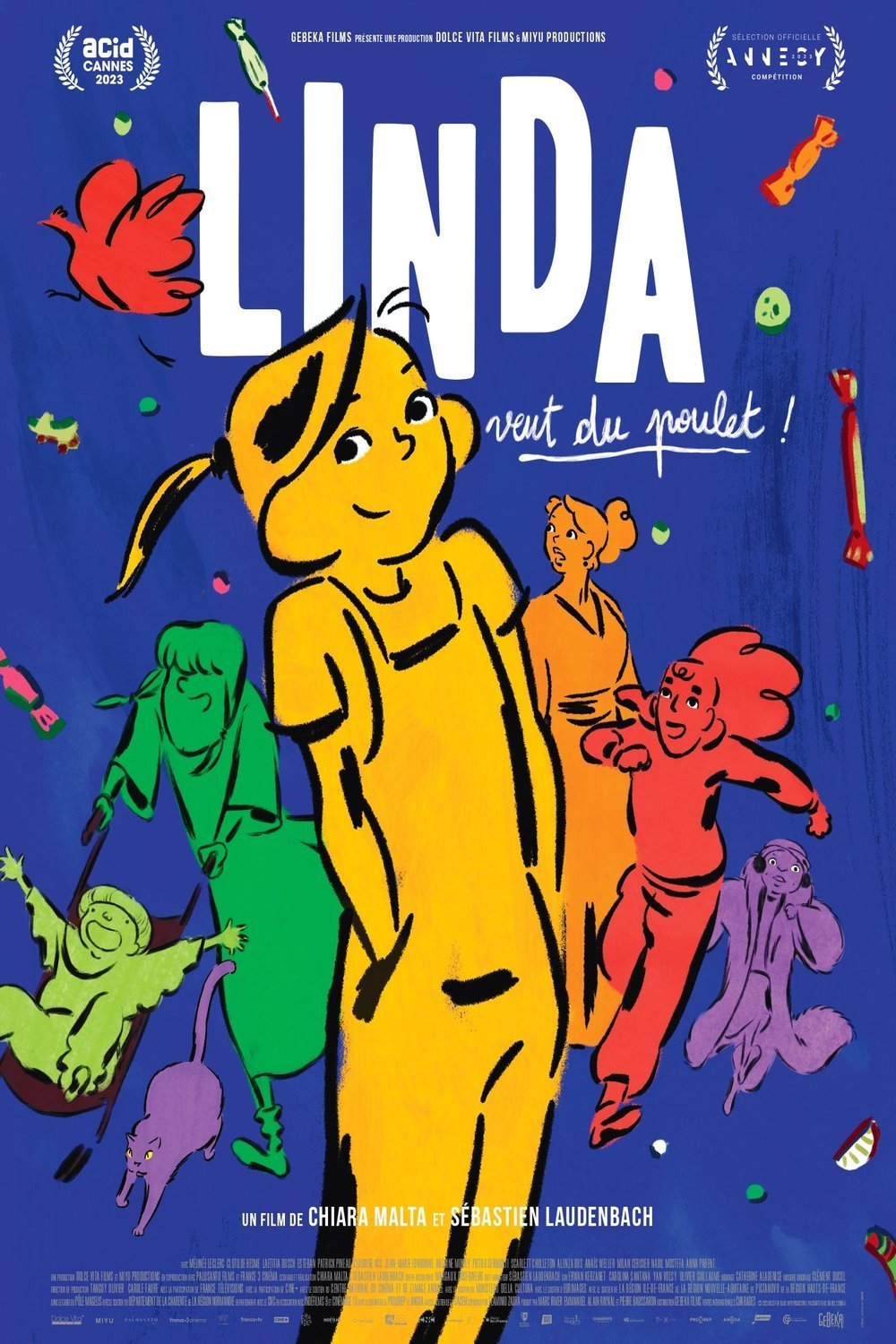 L'affiche du film Linda veut du poulet !
