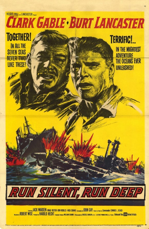 L'affiche du film Run Silent Run Deep
