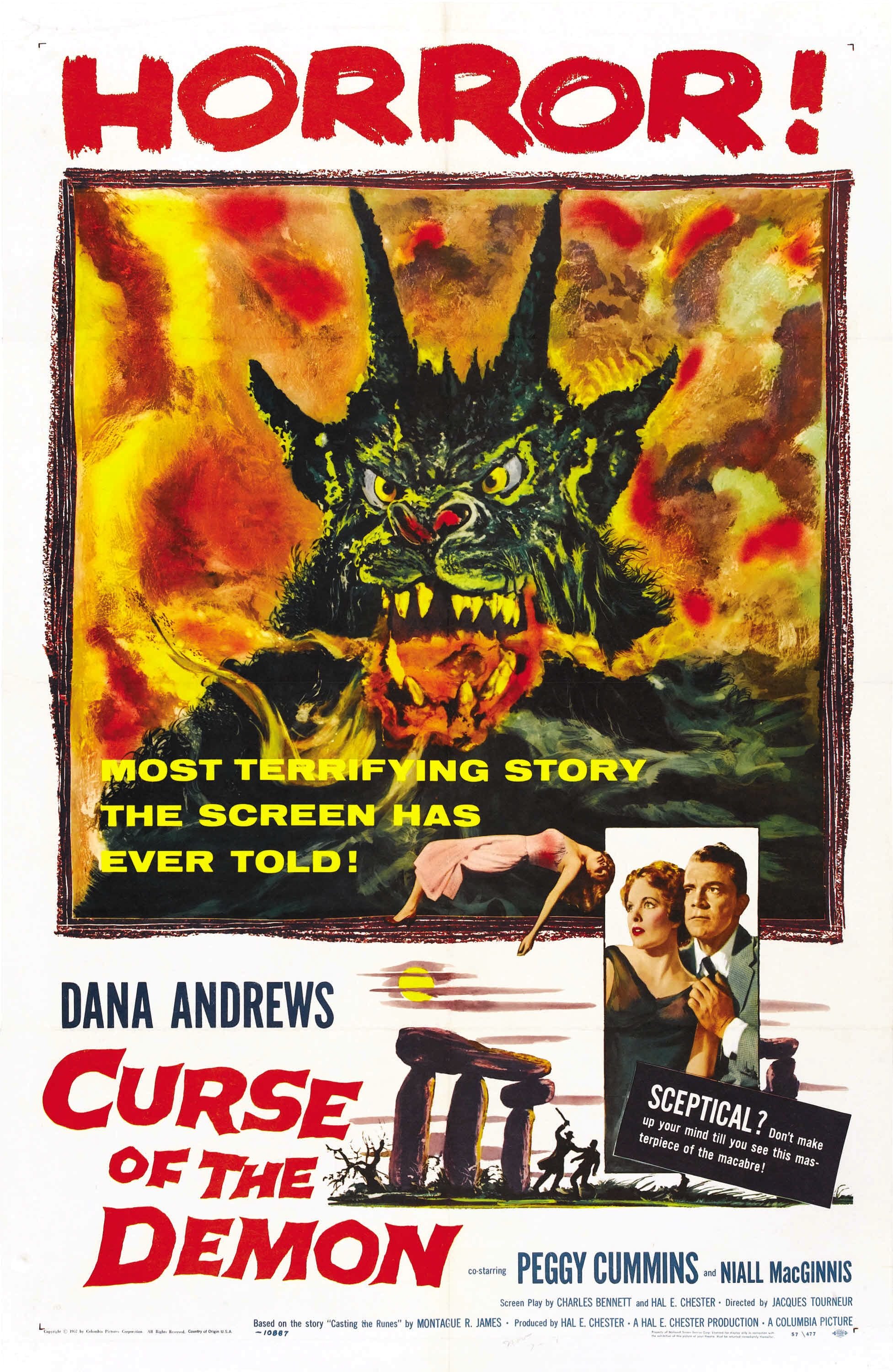 L'affiche du film Night of the Demon