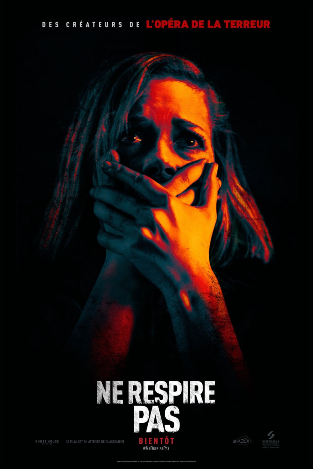 L'affiche du film Ne respire pas