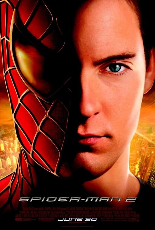 L'affiche du film Spider-Man 2 v.f.