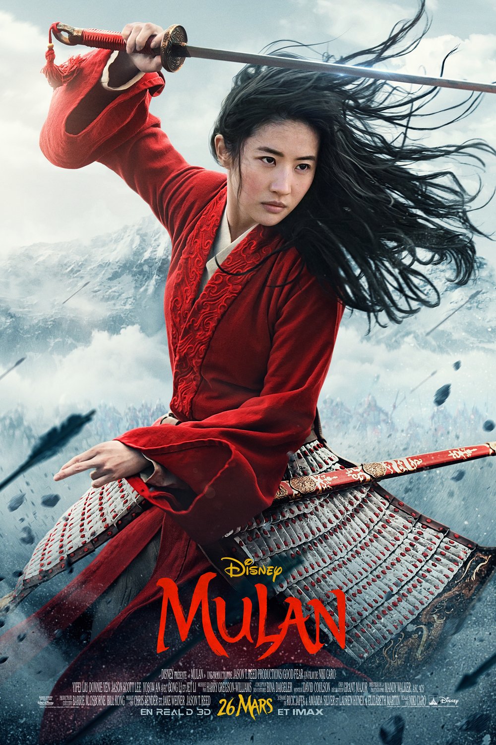L'affiche du film Mulan v.f.