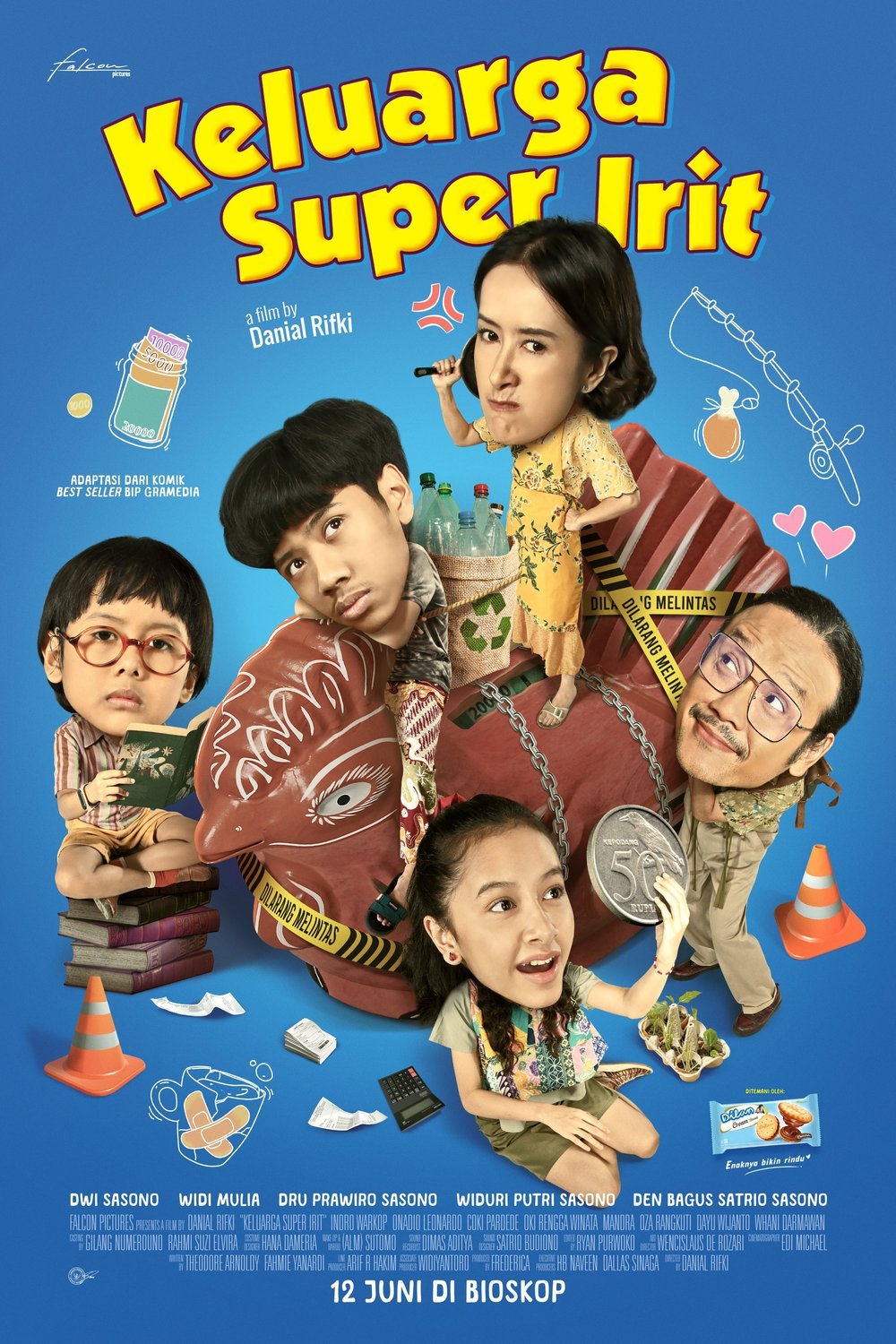 L'affiche du film Keluarga Super Irit