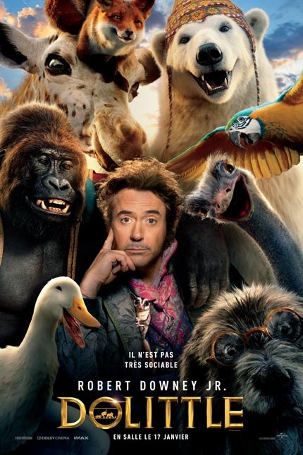 L'affiche du film Dolittle v.f.