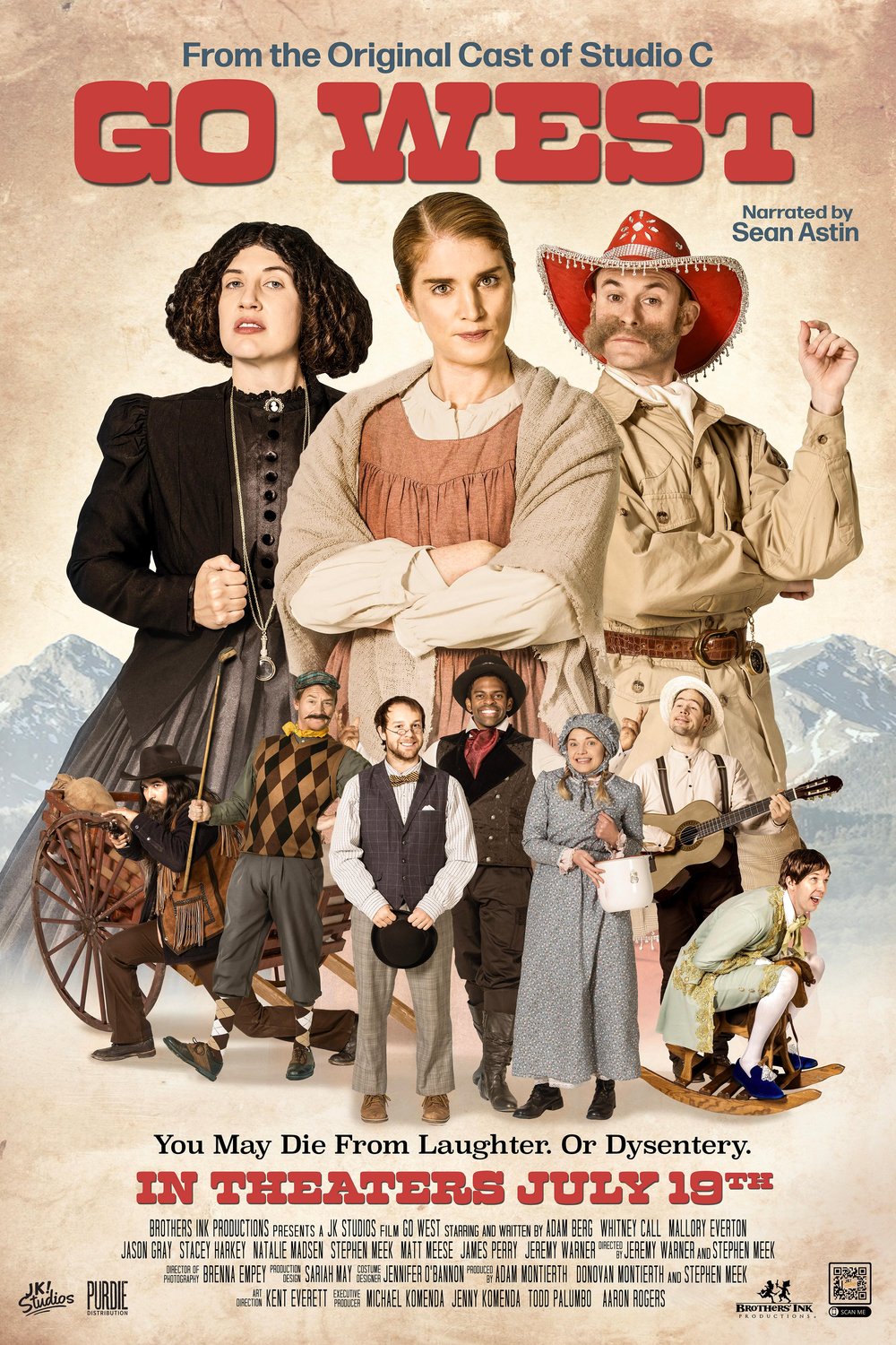 L'affiche du film Go West