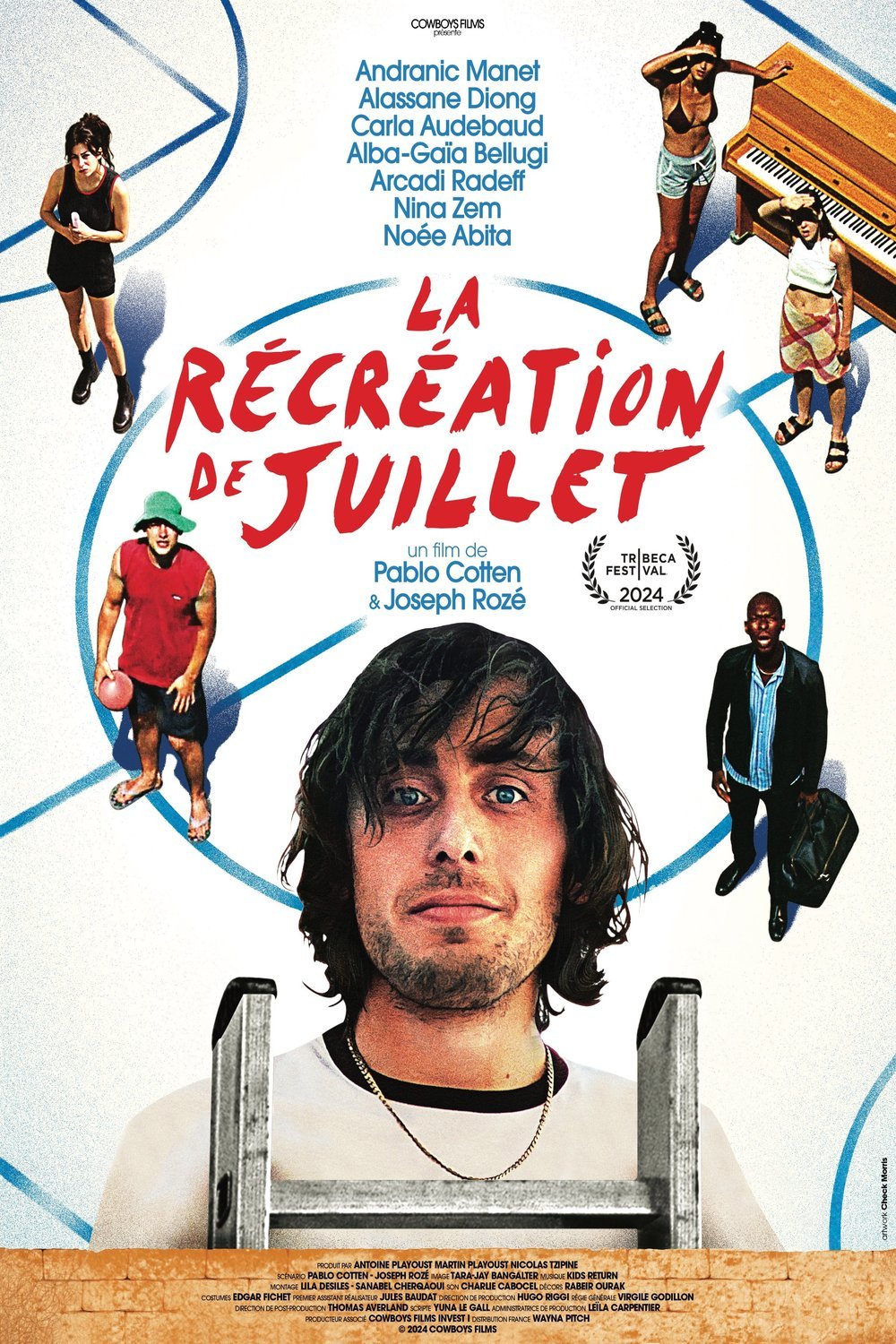 L'affiche du film La récréation de juillet