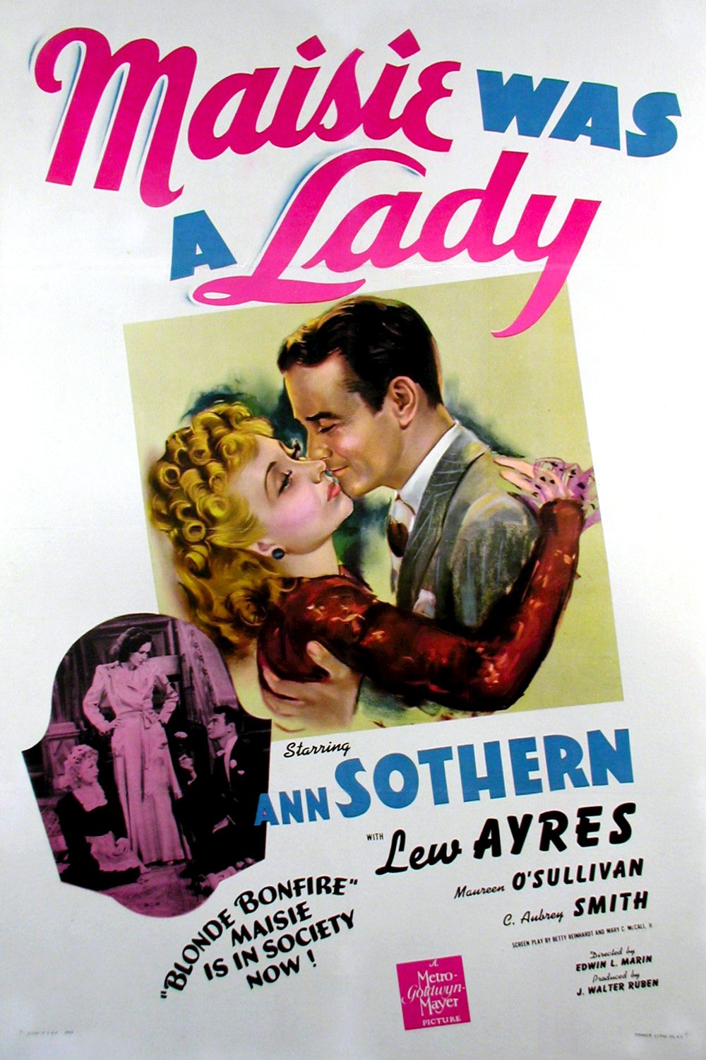 L'affiche du film Maisie Was a Lady