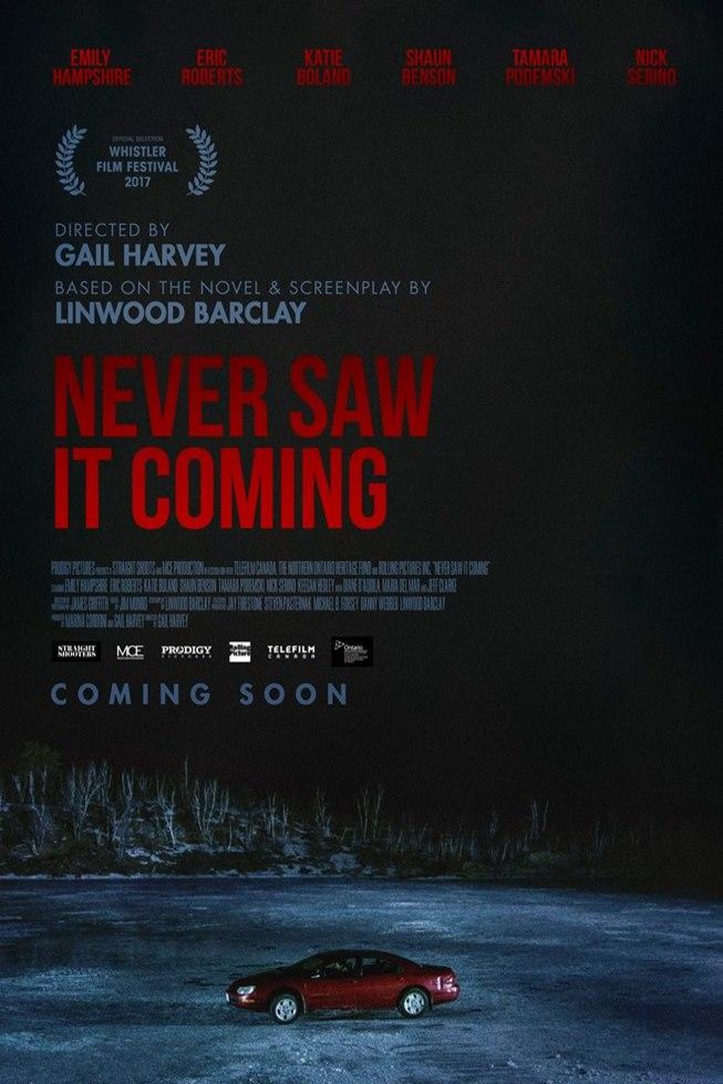 L'affiche du film Never Saw It Coming