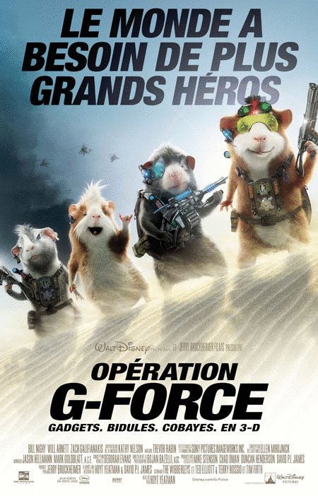 L'affiche du film Opération G-Force