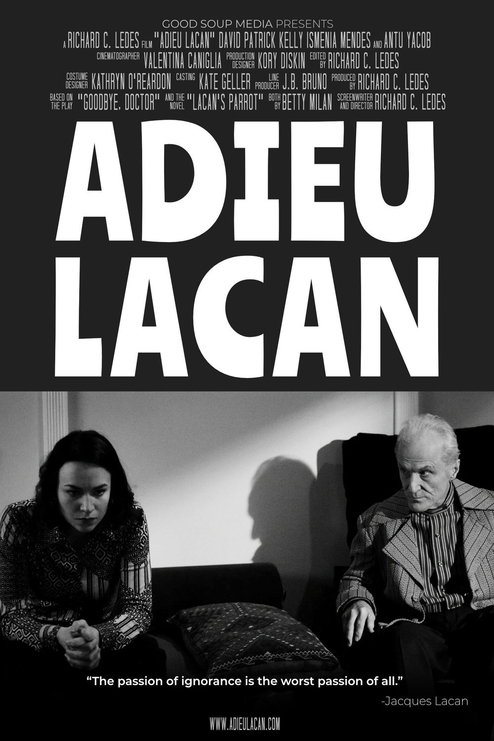 L'affiche du film Adieu, Lacan
