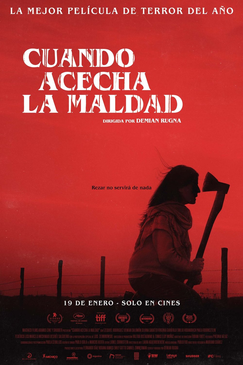 L'affiche du film Cuando acecha la maldad