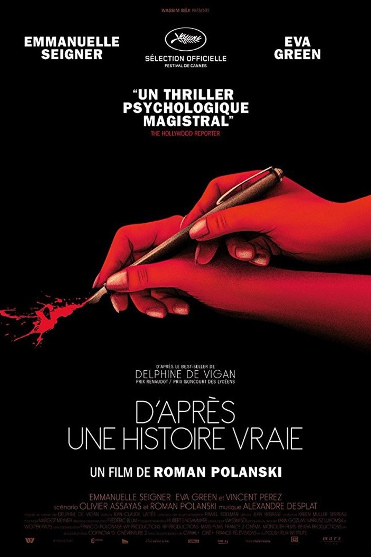 L'affiche du film D'après une histoire vraie