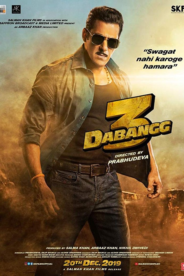 L'affiche du film Dabangg 3