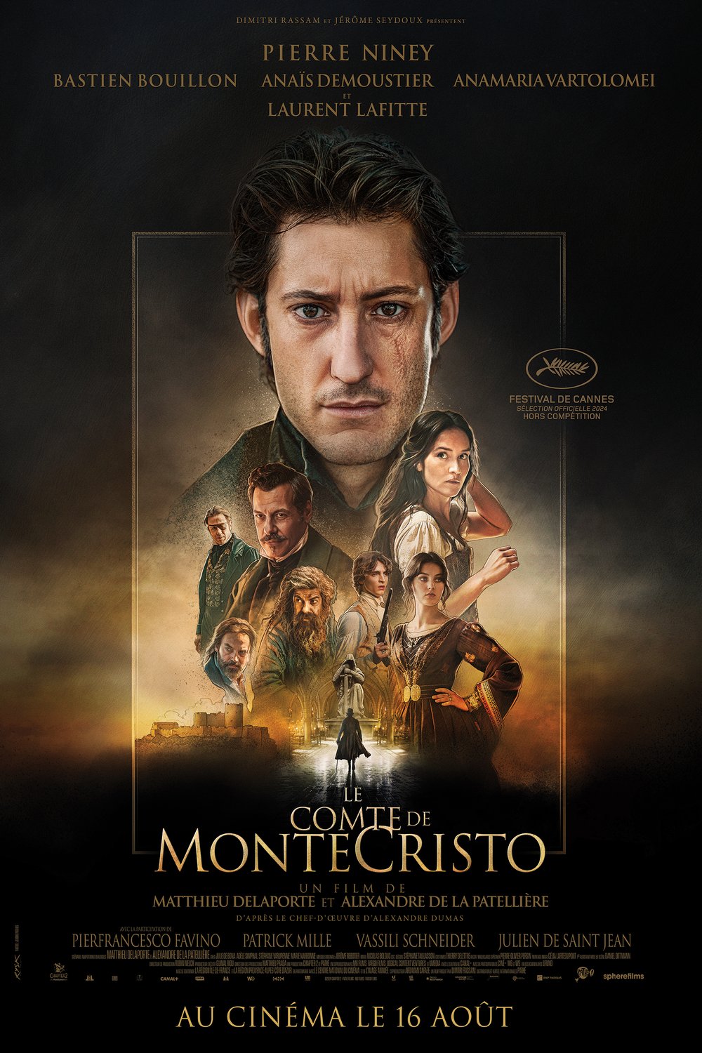 L'affiche du film Le comte de Monte-Cristo