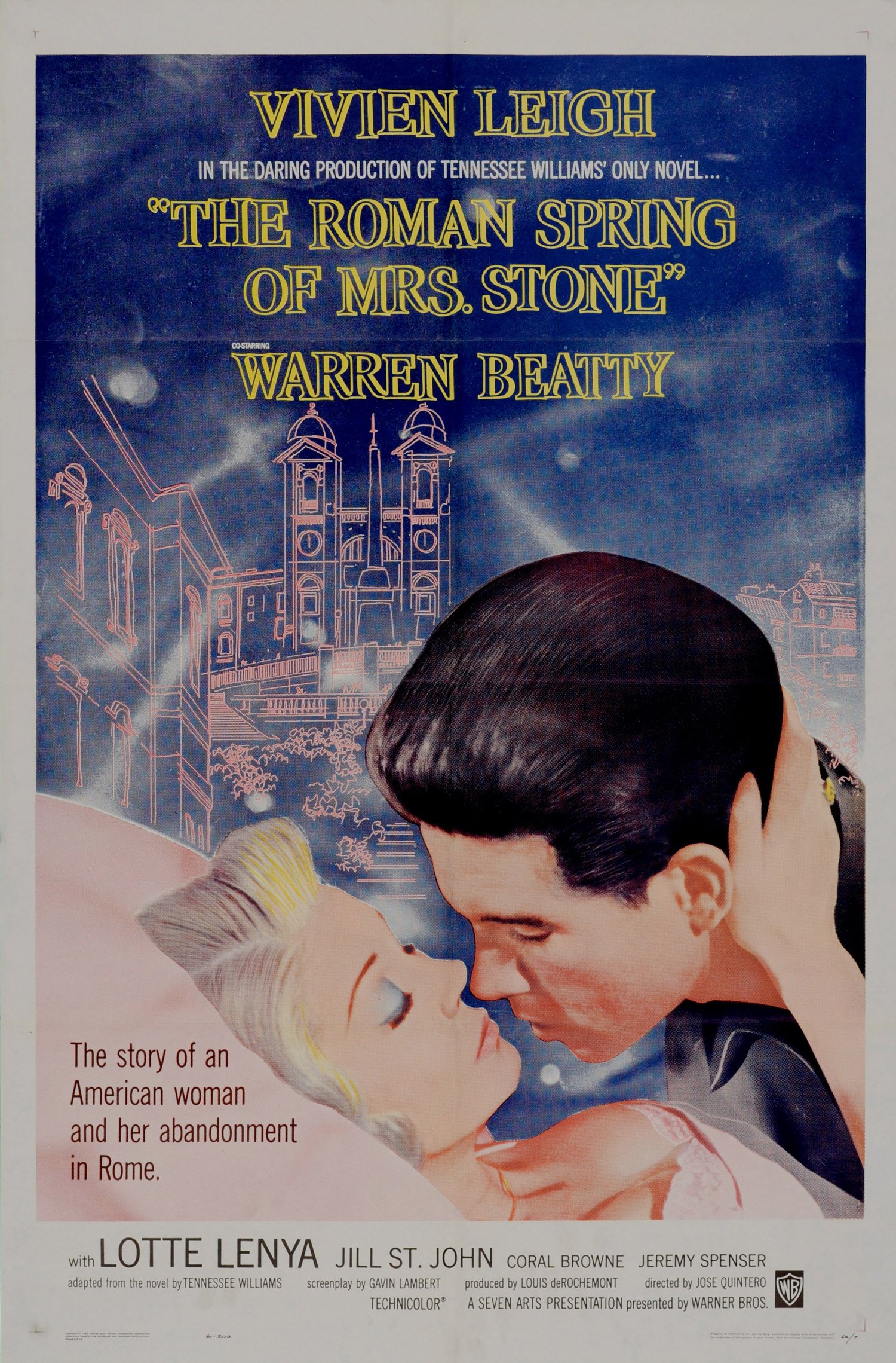 L'affiche du film The Roman Spring of Mrs. Stone