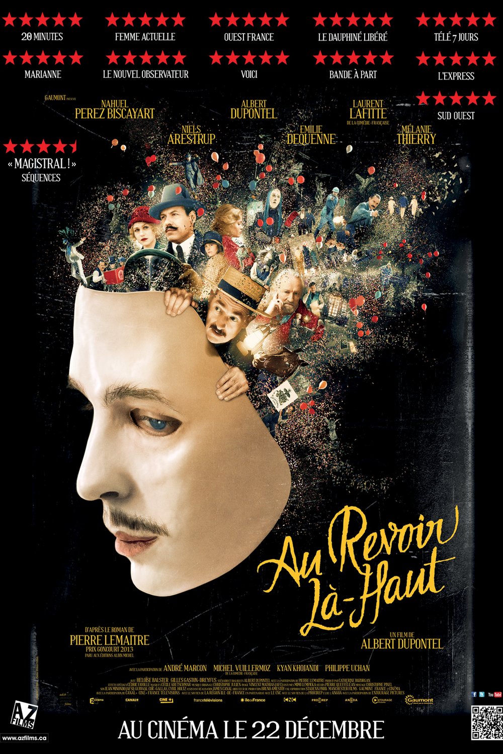 L'affiche du film Au revoir là-haut