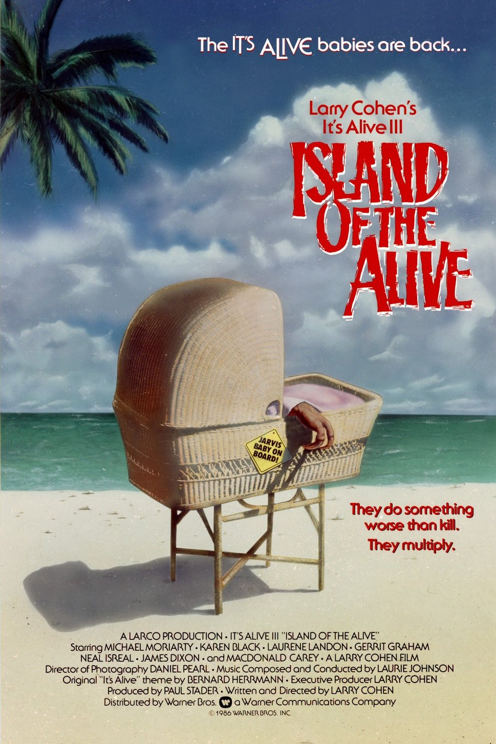 L'affiche du film It's Alive III: Island of the Alive