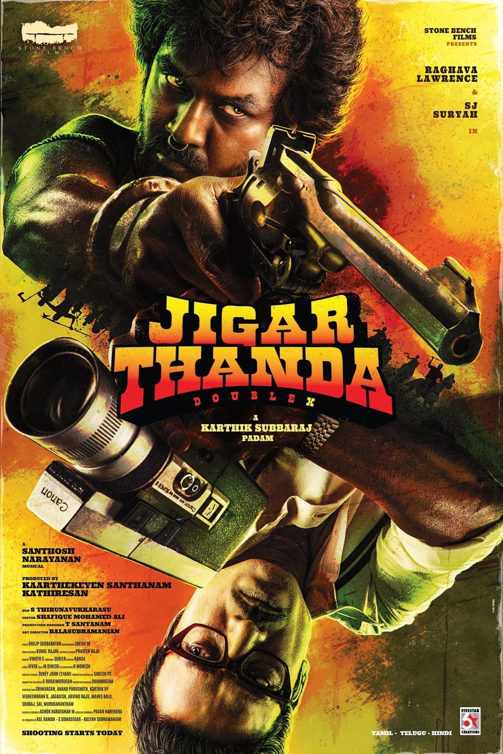 L'affiche du film Jigarthanda DoubleX