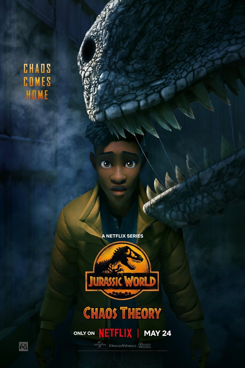 L'affiche du film Jurassic World: Chaos Theory