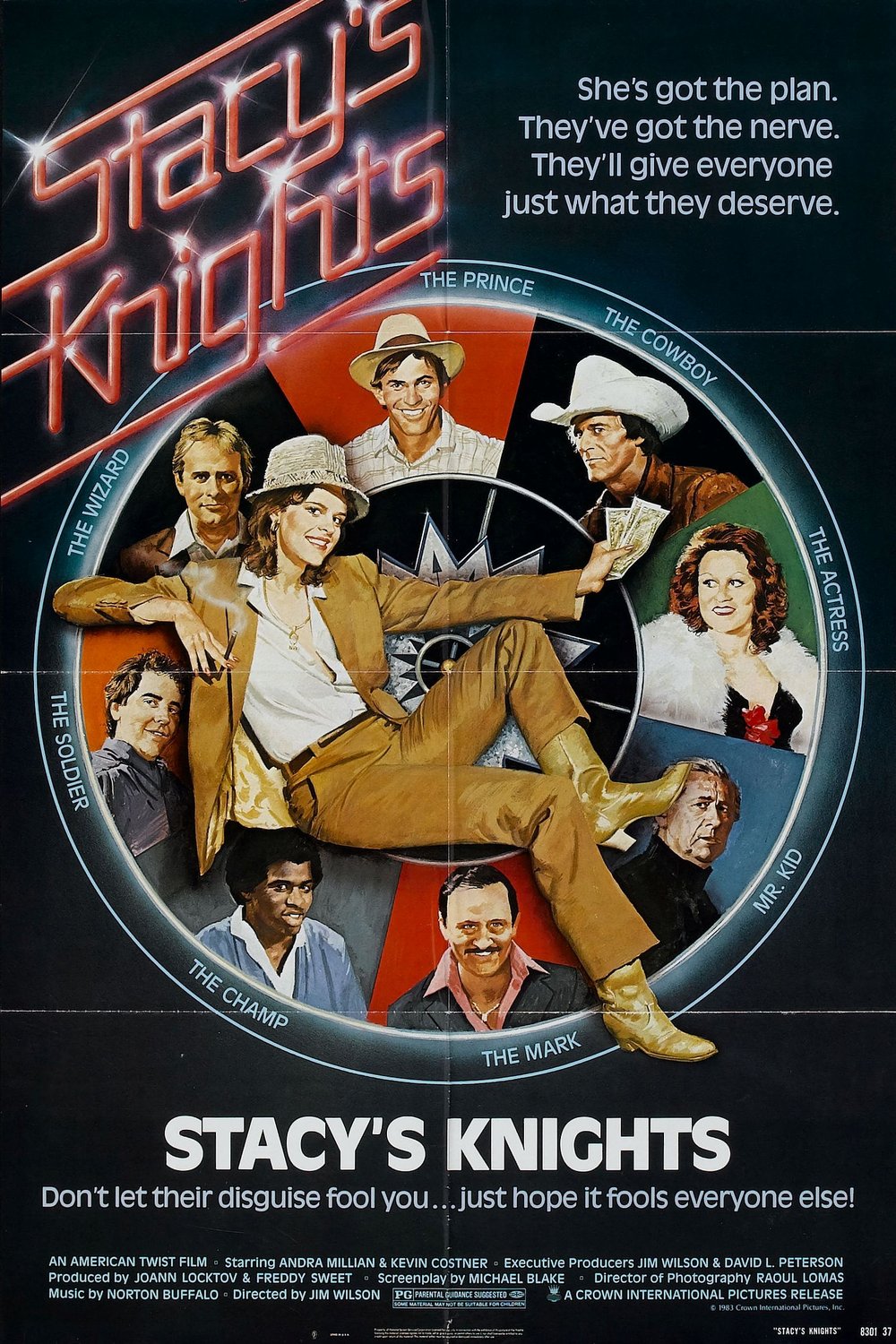 L'affiche du film Stacy's Knights