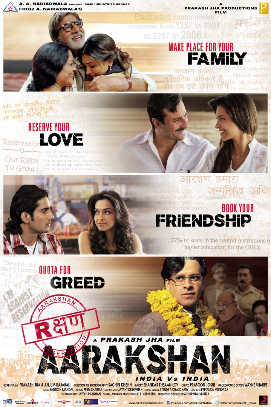 Poster of the movie Aarakshan