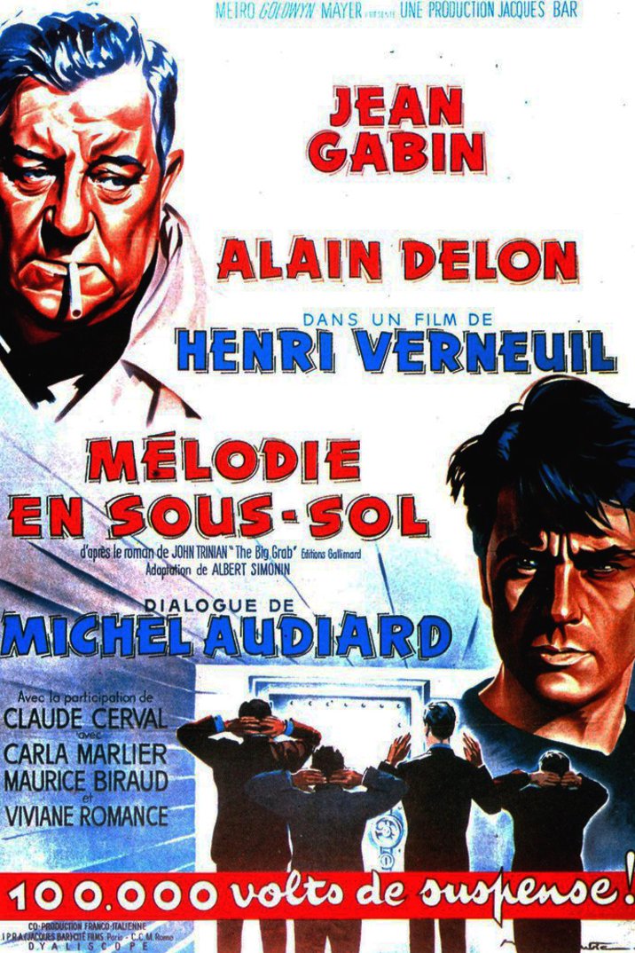 L'affiche du film Mélodie en sous-sol