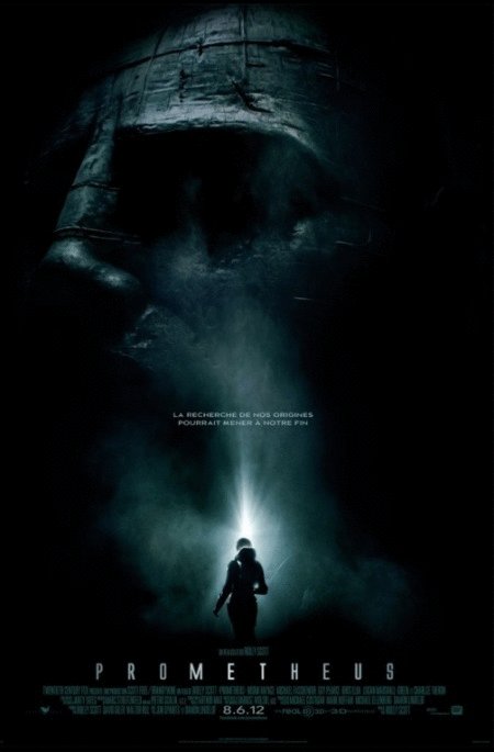 L'affiche du film Prometheus v.f.