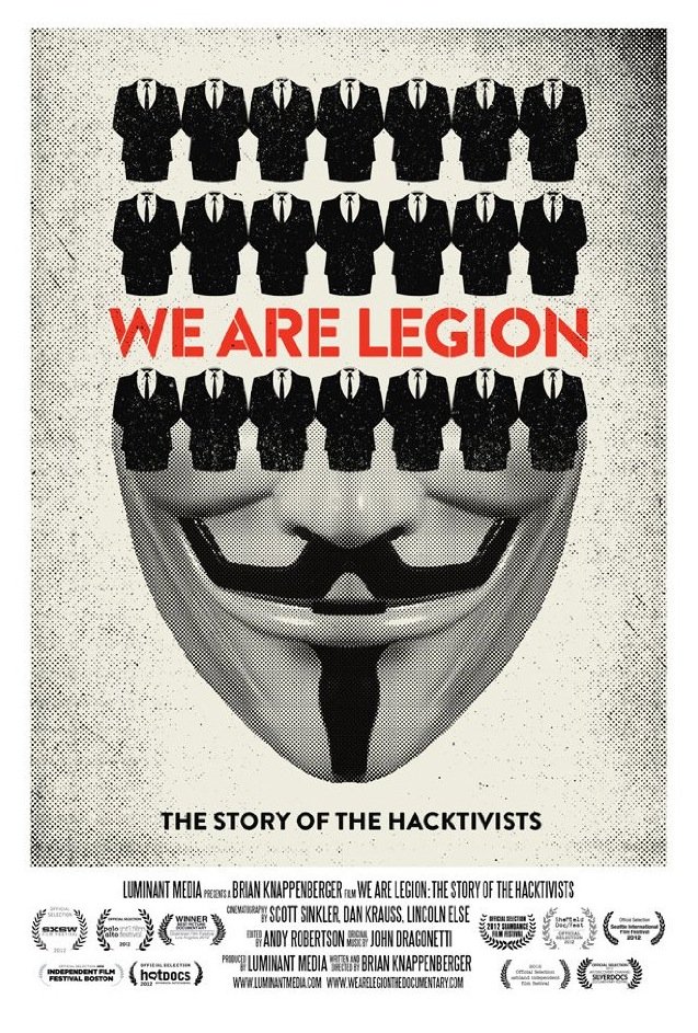 L'affiche du film We Are Legion: The Story of the Hacktivists