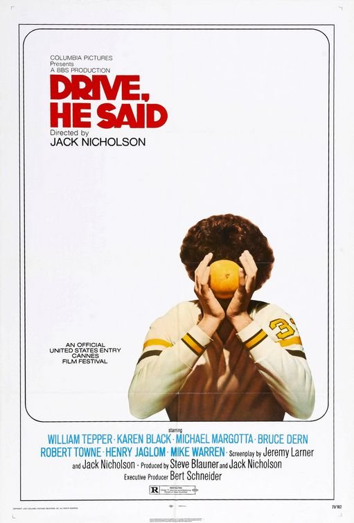 L'affiche du film Drive, He Said