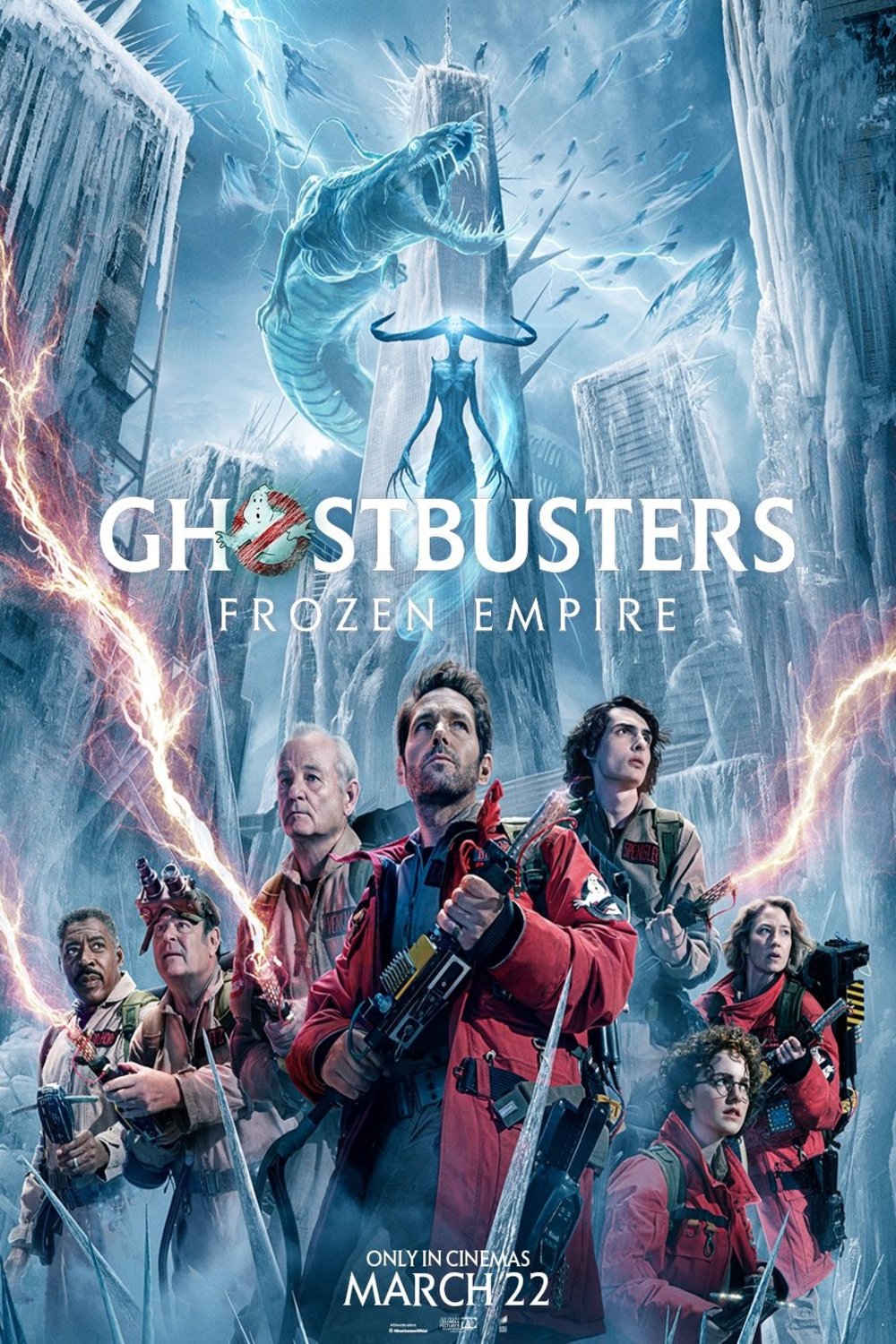 L'affiche du film Ghostbusters: Frozen Empire
