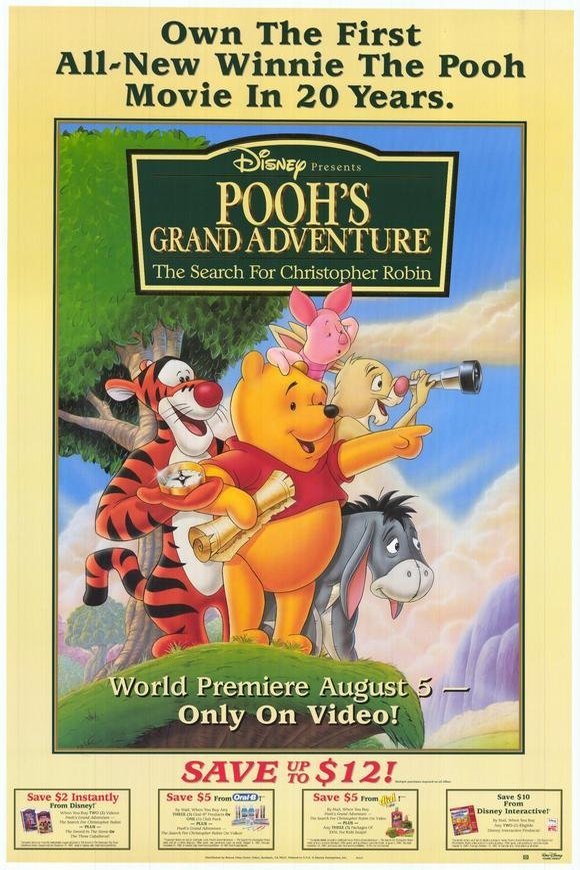 L'affiche du film Pooh's Grand Adventure: The Search for Christopher Robin