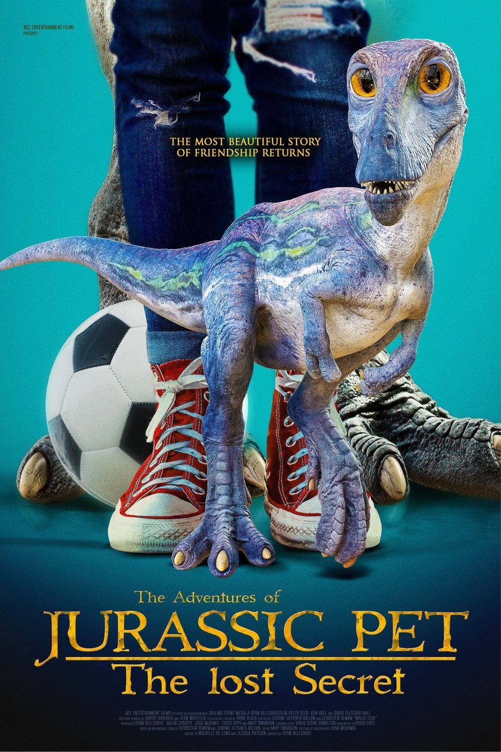 L'affiche du film The Adventures of Jurassic Pet: The Lost Secret