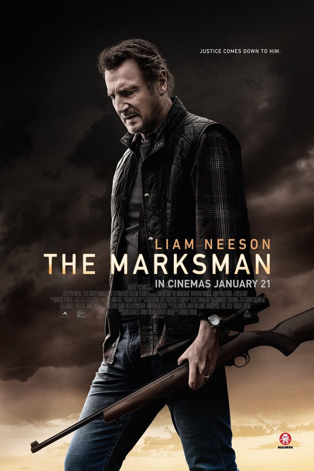 L'affiche du film The Marksman