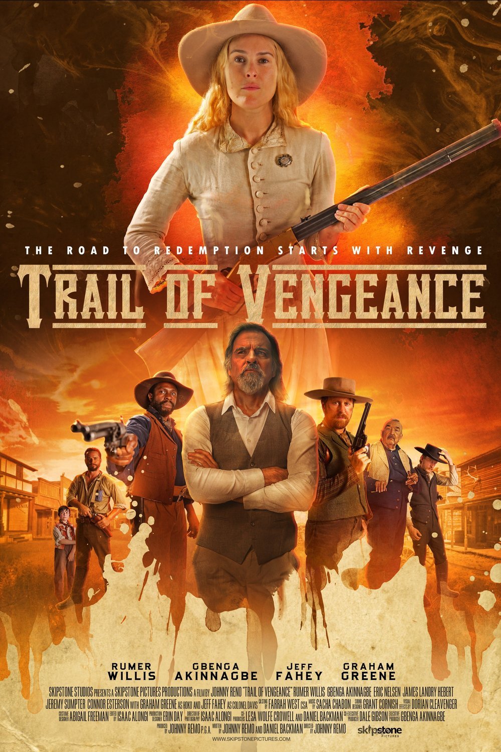 L'affiche du film Trail of Vengeance