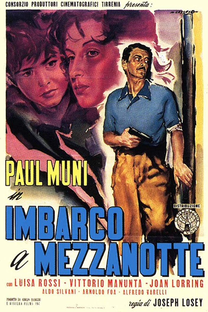 L'affiche du film Imbarco a mezzanotte
