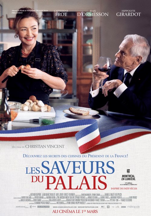 L'affiche du film Les saveurs du palais