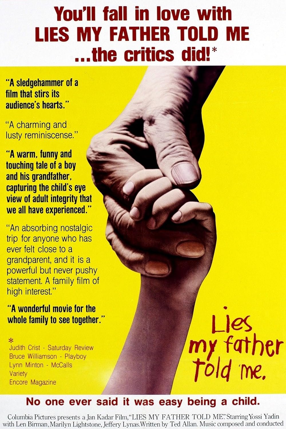 L'affiche du film Les mensonges que mon père me contait