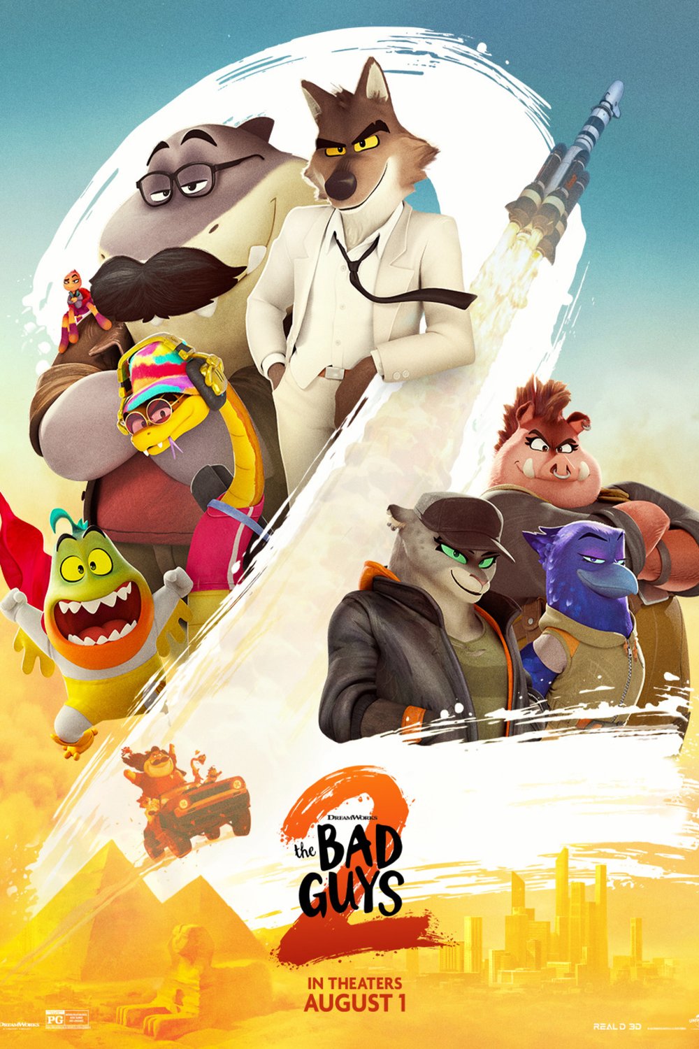 L'affiche du film The Bad Guys 2