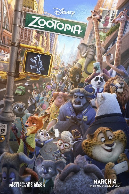 Poster of the movie Zootopia