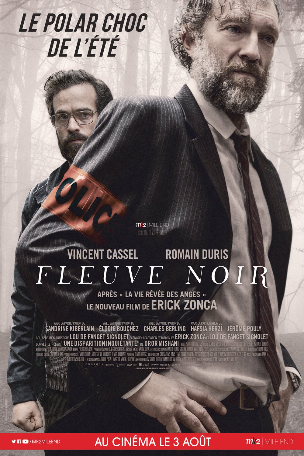 L'affiche du film Fleuve noir
