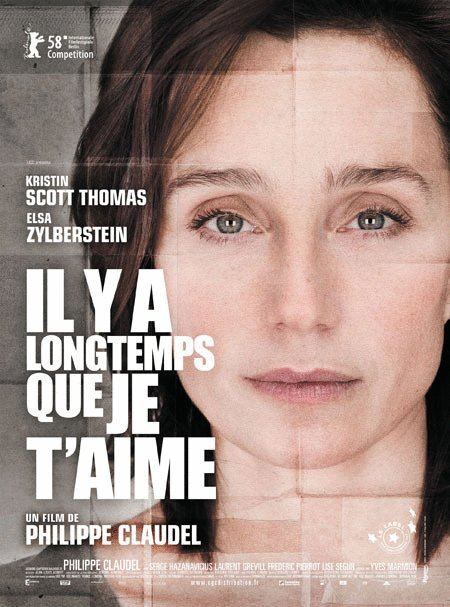 L'affiche du film Il y a longtemps que je t'aime