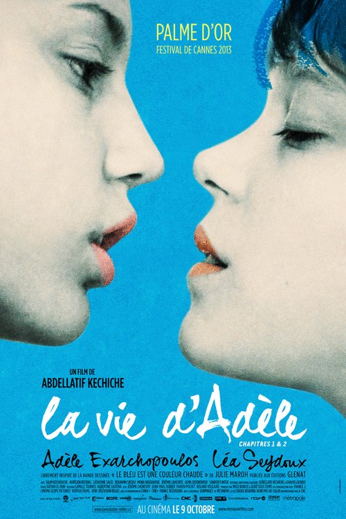 L'affiche du film La Vie d'Adèle chapitre 1 & 2