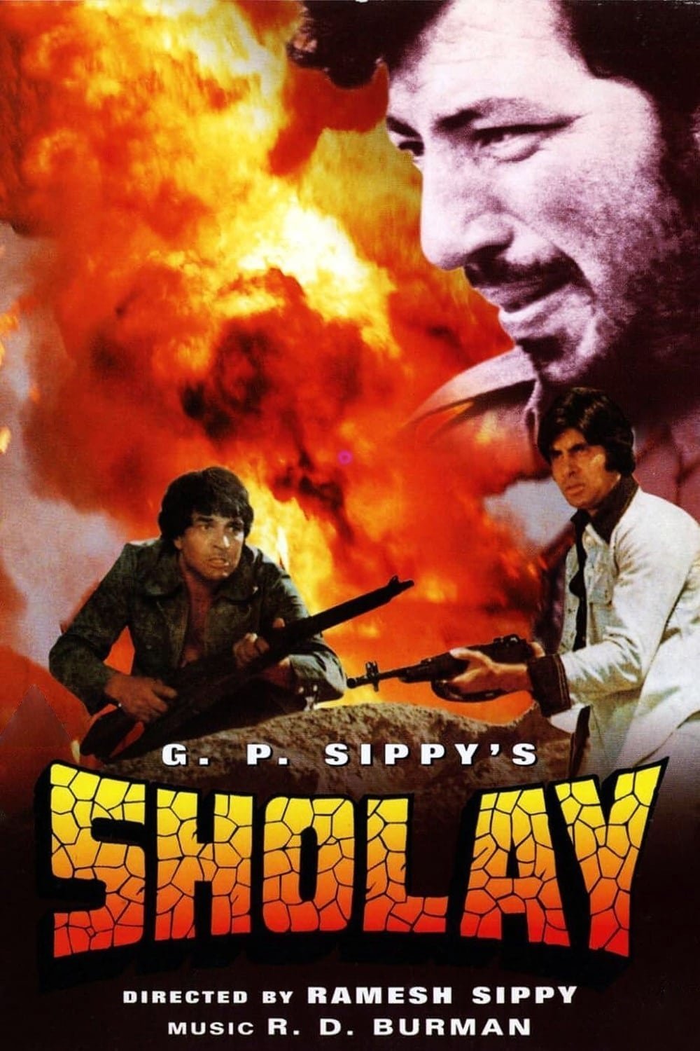 L'affiche du film Sholay