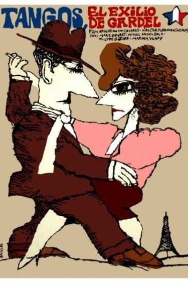 L'affiche du film Tangos, L'exil de Gardel