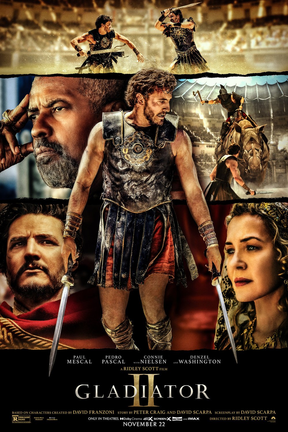 L'affiche du film Gladiator II
