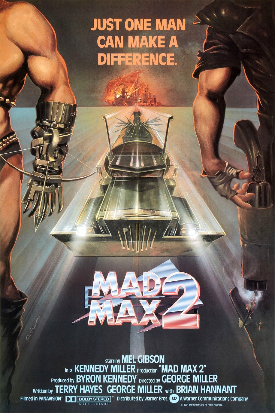 L'affiche du film Mad Max 2: The Road Warrior
